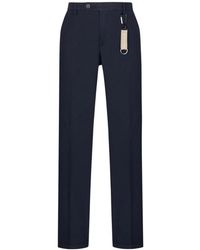 Manuel Ritz - Straight Trousers - Lyst