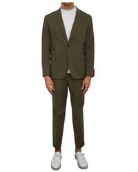 BOSS - Kostuums ,Groen ,Single-Breasted Suit - Lyst
