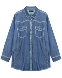 FIORELLA RUBINO - Denim Shirts - Lyst