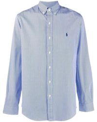Polo Ralph Lauren Casual Overhemden - - Heren - Blauw