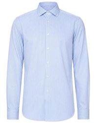 Corneliani - Gestreiftes Langarmhemd - Lyst