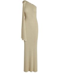 AYA MUSE - Kleedjes ,Katoen Dara One Shoulder Dress - Lyst