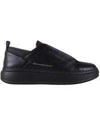 Alexander Smith - Wembley Slip-On Herren Aus Weichem Schwarzem Leder Mit Schwarzer Sohle - Lyst