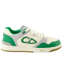 Dior - Schoenen ,Veelkleurig ,Leer Groene Bicolor Leren Manden - Lyst