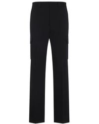 Givenchy - Broeken ,Zwart ,Katoen Tailored Cargo Broeken - Lyst