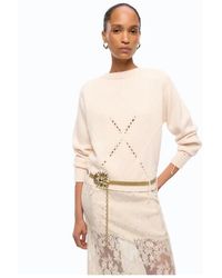 Pinko - Berna Rundhals-Strickpullover - Lyst