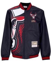 Mitchell & Ness - Jassen ,Veelkleurig ,Polyester Chicago Bulls Nba Bomberjack Zwart - Lyst