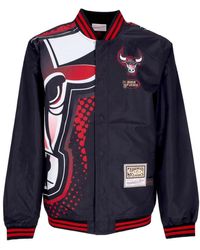 Mitchell & Ness - Jassen ,Veelkleurig ,Polyester Chicago Bulls Nba Bomberjack Zwart - Lyst