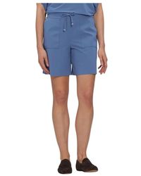 JAPANTKY - Korte Broeken ,Blauw ,Makiko Shorts - Lyst