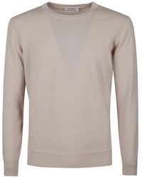 Kangra - Feiner Wollpullover Mit Rundhalsausschnitt - Lyst