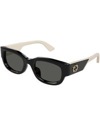 Gucci - GG1402S 001 Zwart Grijze Zonnebril - Lyst