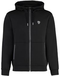 EA7 - Hoodie Met Ritssluiting En Zakken - Lyst