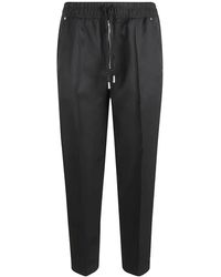 True Royal - Broeken ,Zwart ,Zwarte Viscose Broek - Lyst