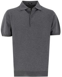 Kiton - Tops ,Grijs ,Katoen Veelzijdig Poloshirt - Lyst