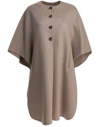 Max Mara - Cashmere Midi Cape Aw25 - Lyst