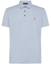 Peuterey - Tops ,Blauw ,Katoen Stijlvol Poloshirt Mezzola - Lyst