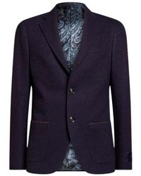 Etro - Jassen ,Blauw ,Blazers - Lyst