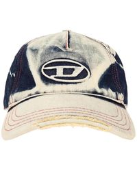 DIESEL - Accessoires ,Blauw ,Katoen C-Seymon Baseball Cap - Lyst