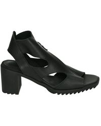 Arche - Schoenen ,Zwart ,Leer Zwarte Sandaal Met Latex Zool - Lyst