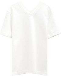 Bottega Veneta - Magliette in cotone bianca per donne - Lyst