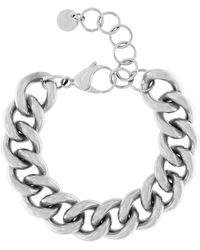 Dansk Copenhagen - Chunky panzer armband silberbeschichtung - Lyst