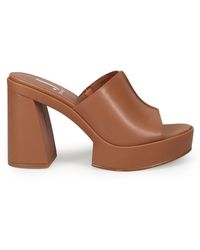 Jeannot - Braune ledersandalen urban kollektion - Lyst