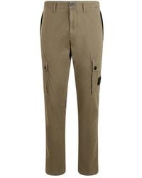 Stone Island - Slim-Fit Trousers - Lyst