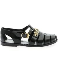 Moschino - Flat Sandals - Lyst