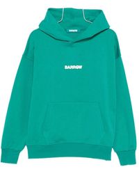 Barrow - Hoodies & Sweatvesten ,Groen ,Katoen Groene Hoodie Met Logo - Lyst