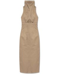 The Mannei - Lomma kleid mit hohem kragen the nei - Lyst