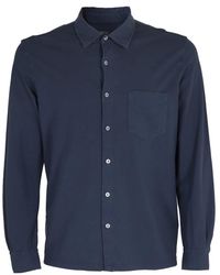 Altea - Overhemden ,Blauw ,Katoen Casual Shirts - Lyst