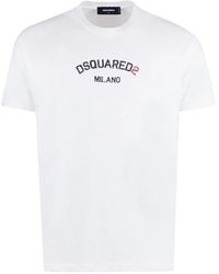 DSquared² - T-Shirt Met Logoprint - Lyst