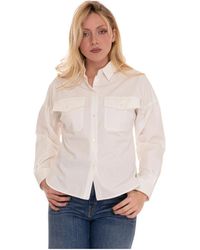 Weekend by Maxmara - Katoenen Blouse Met Zakken En Splitten - Lyst