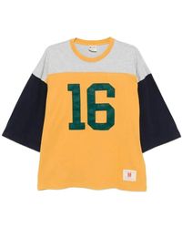 Champion - Tops ,Veelkleurig ,Katoen 3/4 Mouwen T-Shirt - Lyst