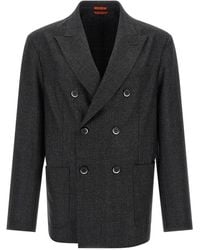 Barena - Doria Double-Breasted Wool Blazer - Lyst