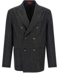 Barena - Doria Double-Breasted Wool Blazer - Lyst