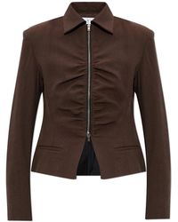 IRO - Jassen ,Bruin ,Katoen Helvina Jacket - Lyst