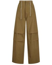 DARKPARK - Daisy Crystal Studded Satin Pants - Lyst