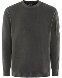 C.P. Company - Round-Neck Knitwear - Lyst