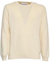 Amaranto - Round-Neck Knitwear - Lyst