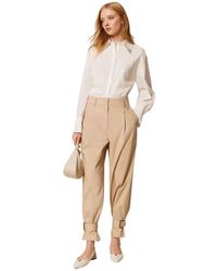 Twinset - Tapered Trousers - Lyst