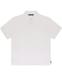 Zanone - Tops ,Wit ,Katoen Polo Shirt - Lyst