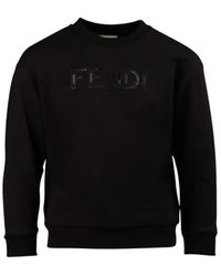 Fendi Sweaters - - Heren - Zwart