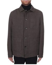 Circolo 1901 - Braunes Overshirt Mit Knopfverschluss - Lyst