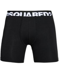 DSquared² - Cotton Boxer Briefs Met Logo - Lyst