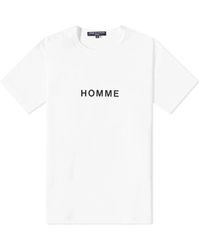 Comme des Garçons - Elegante t-shirt bianca per uomo - Lyst
