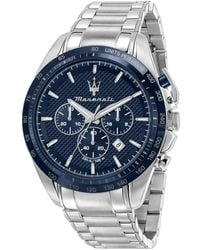 Maserati - Cronografo & data acciaio inossidabile orologio - Lyst