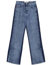 Nenette - Jeans Mit Schlag Aus Bequemem Gewebe - Lyst