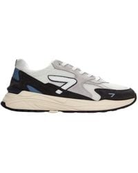 Hub - Schoenen ,Veelkleurig ,Leer Grid Sneakers - Lyst