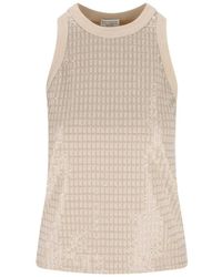 Brunello Cucinelli - Cotton Tank Top - Lyst